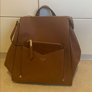 Authentic Dune genuine leather backpack.